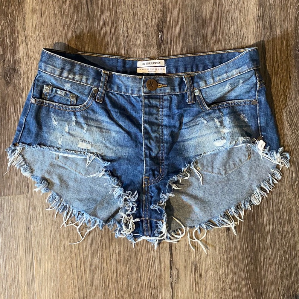One Teaspoon denim shorts, “rollers”, 28